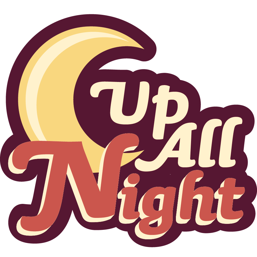 Up All Night Vinyl Sticker