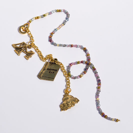 Shop 'Til You Drop Charm Bookmark