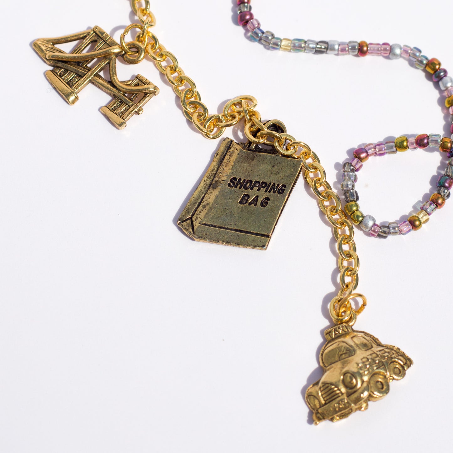 Shop 'Til You Drop Charm Bookmark