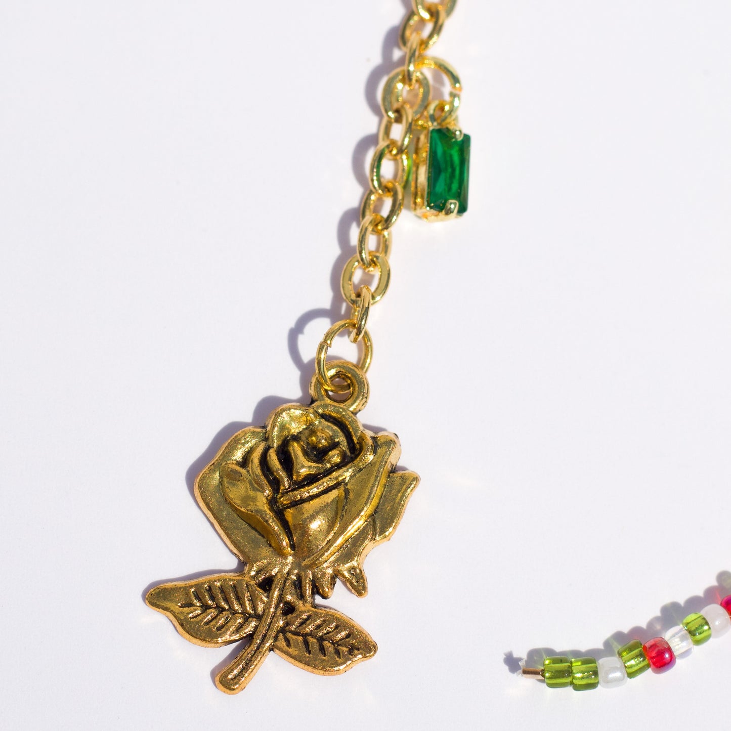 Smell the Roses Charm Bookmark