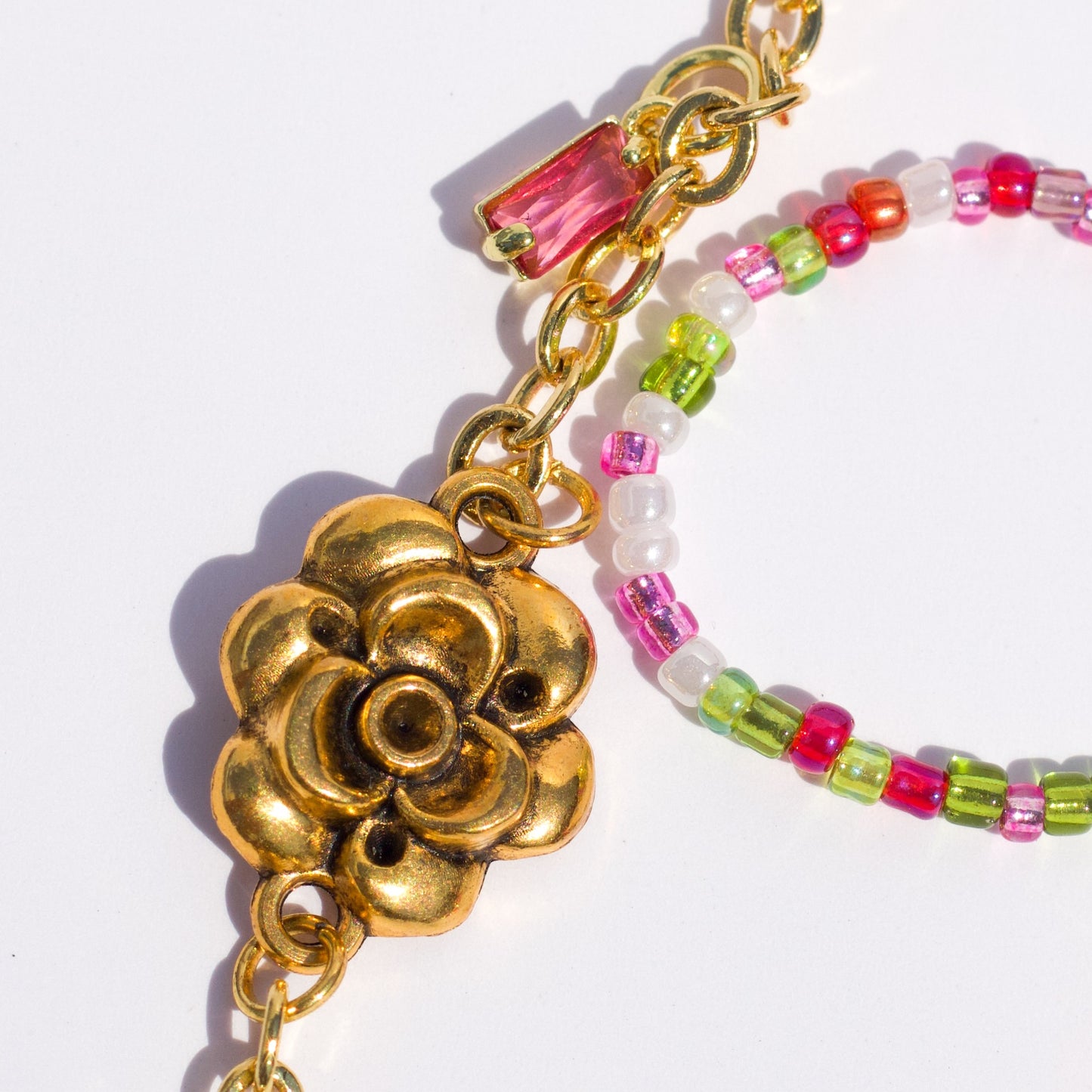 Smell the Roses Charm Bookmark